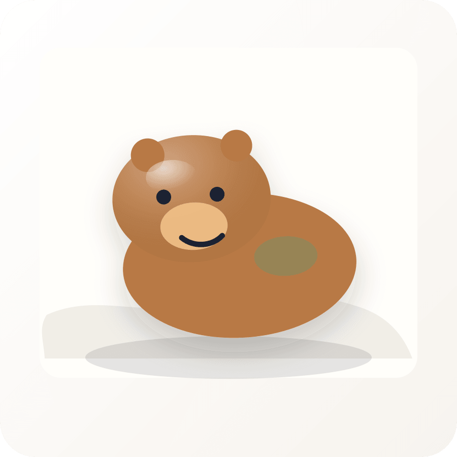 Bath Time Capybara Squishy