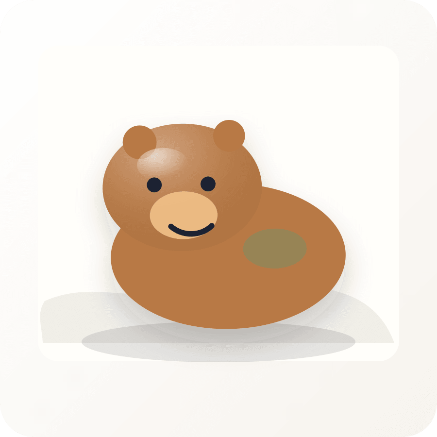 Capybara Orange Hat Squishy