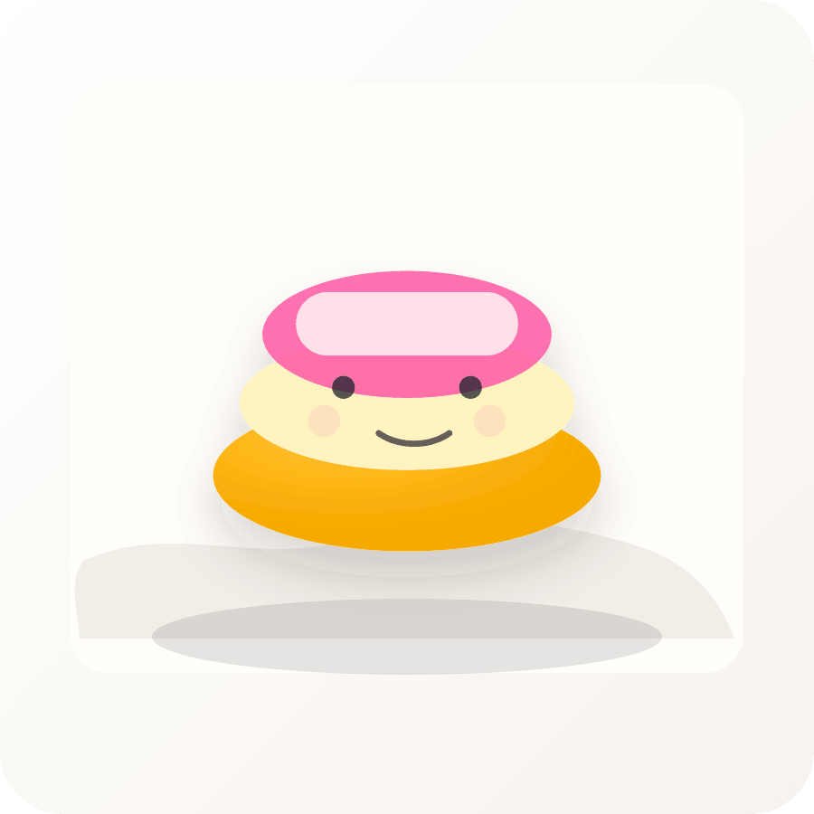 Strawberry Cake Slice Squishy